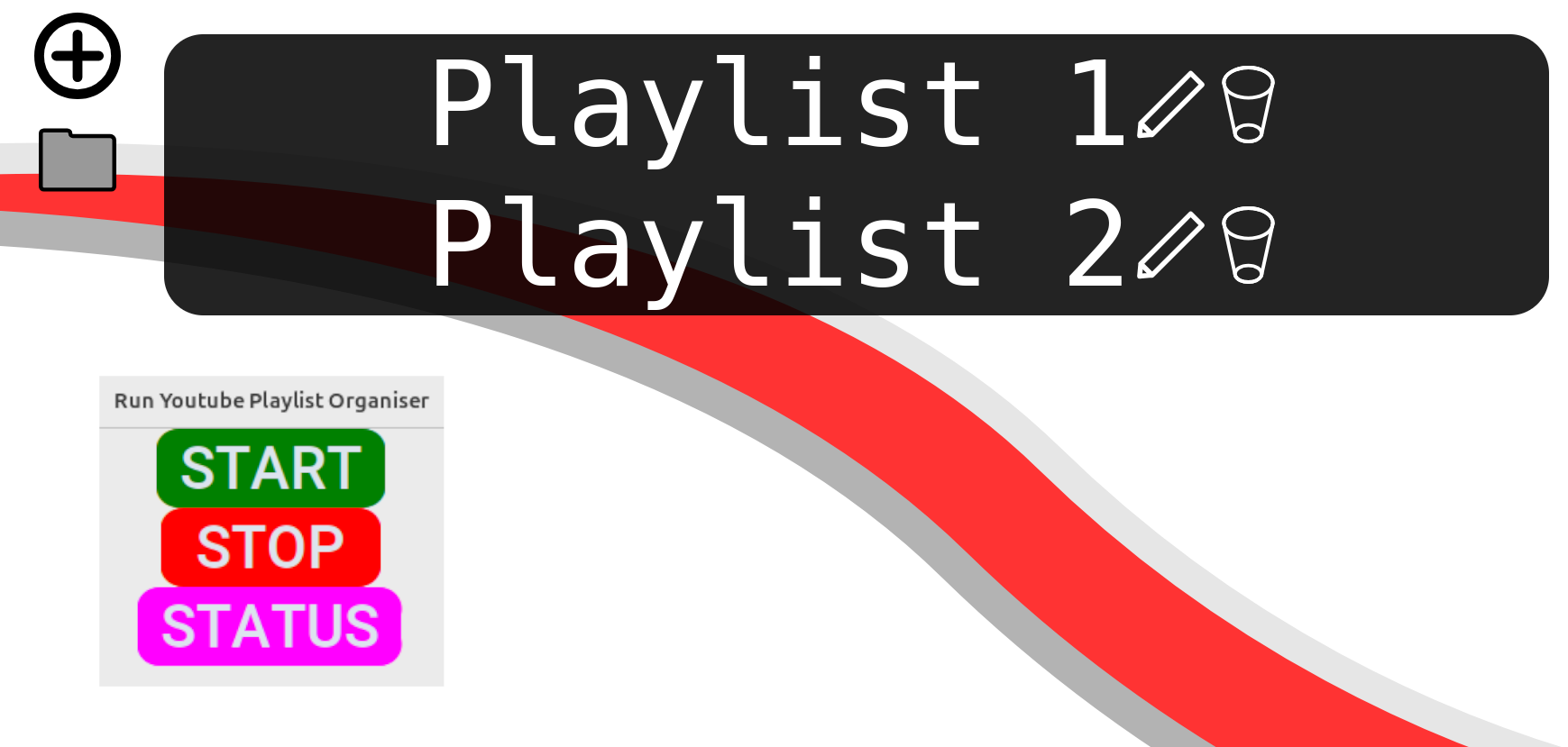 YouTube Playlists Organiser Image